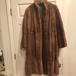 Real bear fur coat